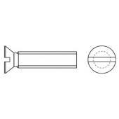 Suruburi mecanice UNI 6109 DIN 965, 6x100mm, inoxAISI316, 5buc