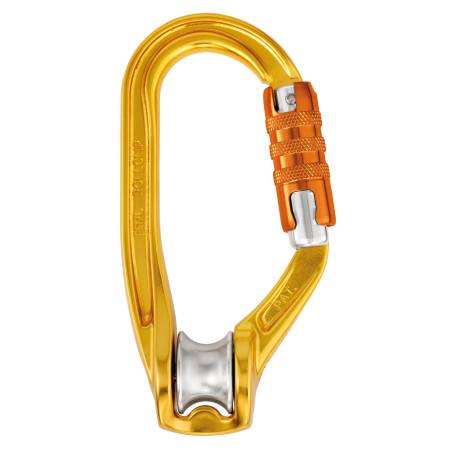 Carabiniera cu scripete PETZL Rollclip A Triact Lock