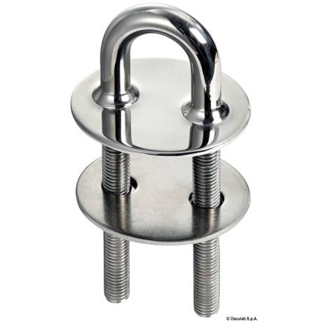 Brida OSCULATI De Luxe U-bolt, inox AISI304, 155 x 15.9 mm