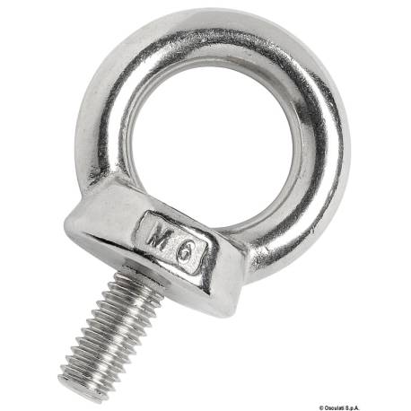 Surub cu inel de ridicare, tip tata, inox AISI316, 10mm, 10buc