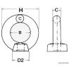 Surub cu inel de ridicare, tip mama, inox AISI316, 10mm, 10buc