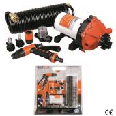 Kit pompa de spalare cu accesorii SEAFLO, 12V, 20L/min