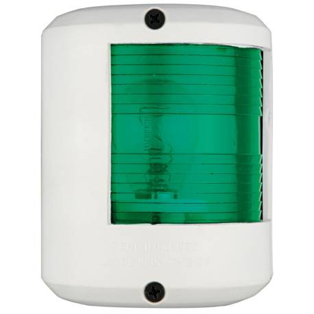 Lumina navigatie OSCULATI Utility 78 corp alb, 12V, dreapta verde