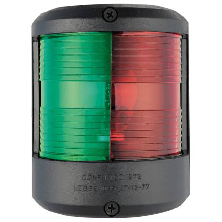 Lumina navigatie OSCULATI Utility 78 corp negru, 24V, 112.5° + 112.5° verde/rosu