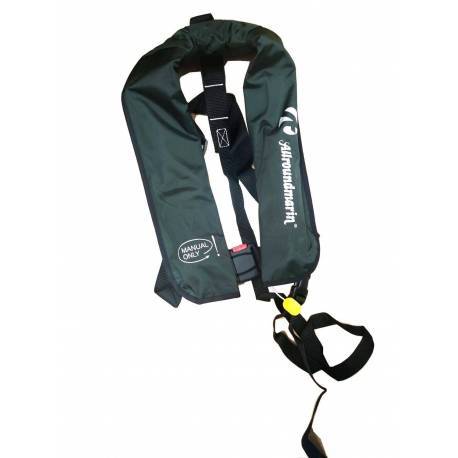 Vesta salvare ALLROUNDMARIN Hi-Fit, verde, 165N, declansare manuala, +40kg