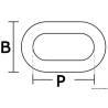 Lant calibrat, galvanizat la cald, OSCULATI Grade 70, 10mm x 50 m