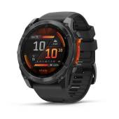 Ceas GARMIN fēnix 8 – 51mm, AMOLED Slate grey, curea din silicon negru