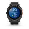 Ceas GARMIN fēnix 8 – 51mm, AMOLED Slate grey, curea din silicon negru