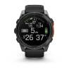 Ceas GARMIN fēnix 8 – 51mm, AMOLED Slate grey, curea din silicon negru