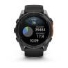 Ceas GARMIN fēnix 8 – 51mm, AMOLED Slate grey, curea din silicon negru