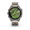 Ceas GARMIN fēnix 8 – 47mm, AMOLED Sapphire, Titan, brăţară din titan perforată