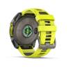 Ceas GARMIN fēnix 8 - 51mm Solar, Sapphire, Titan cu curea din silicon Amp Yellow/Graphite