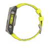 Ceas GARMIN fēnix 8 - 51mm Solar, Sapphire, Titan cu curea din silicon Amp Yellow/Graphite