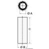 Bucsa din cauciuc pentru ax elice Ø 25mm, 120mm