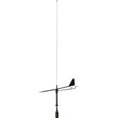 Antena radio VHF GLOMEX Black Swan cu indicator vant, 850mm