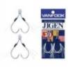 Carlige VANFOOK JGR-45 Jigen Glitter Assist Short Hooks nr.1/0, 2 buc/plic