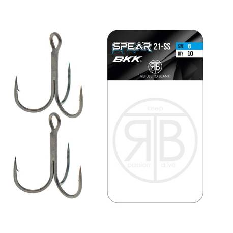 Ancore RTB Spear 21-SS BKK Trebles Nr. 1/0, 5 buc/plic