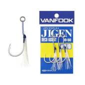 Carlige VANFOOK JD-50 Jigen Deco Assist Hooks nr.1, 3 buc/plic