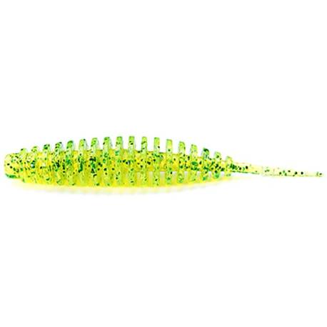 Vierme siliconic FISHUP Tanta 8.9cm, culoare nr.026 Flo Chart Green, 5buc/plic