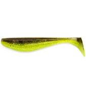 Naluca FISHUP Wizzle Shad 5cm, culoare nr.203 Green Pumpkin Flo Chart, 10buc/plic