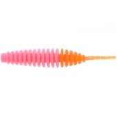 Vierme siliconic FISHUP Tanta Cheese, 6.1cm, culoare nr.142 Bubble Gum Hot Orange, 8buc/plic