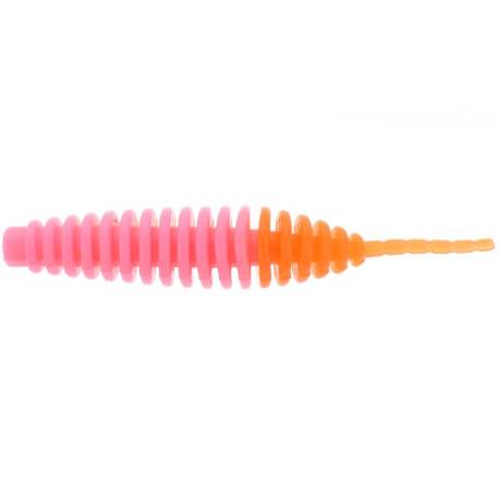 Vierme siliconic FISHUP Tanta Cheese, 6.1cm, culoare nr.142 Bubble Gum Hot Orange, 8buc/plic