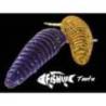 Vierme siliconic FISHUP Tanta 6.1cm, culoare nr.050 Green Pumpkin Brown/Red & Purple, 8buc/plic