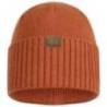 Fes tricotat BLASER Rib Beanie Bob Blaze Orange