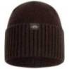 Fes tricotat BLASER Rib Beanie Bob Dark Brown