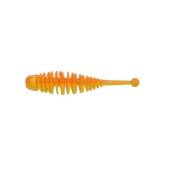 Vierme siliconic BERKLEY NAIAD Fluorescent Orange/Sunshine Yellow, 5cm, 10buc/plic