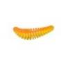 Larva siliconica BERKLEY POWER PUPA Fluorescent Orange/Sunshine Yellow, 3.5cm, 10buc/plic