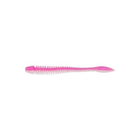 Vierme siliconic BERKLEY FLAIL Pink/White, 7cm, 10buc/plic