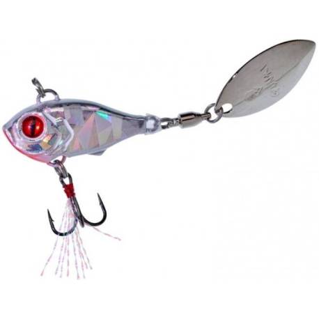 Spinner GUNKI SHOCKER VIB 14, 3.2cm, 15.6g, White Holo