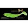 Shad DUO REALIS BOOSTAR WAKE 3.5", 8.8cm, F018 Green Pumkin Red Flake, 6buc/plic