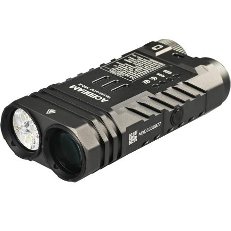 Lanterna profesionala ACEBEAM Terminator M2-X Black, 3200 lumeni, 500m, IP68