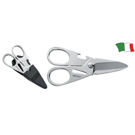 Foarfeca inox GFN DIVING SCISSORS 12cm, teaca inclusa