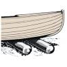 Rola de transport OSCULATI Roll Boats PVC hauling roll, max. 200 kg