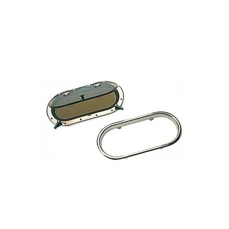 Hublou oval SCM, inox AISI316, 410x210mm