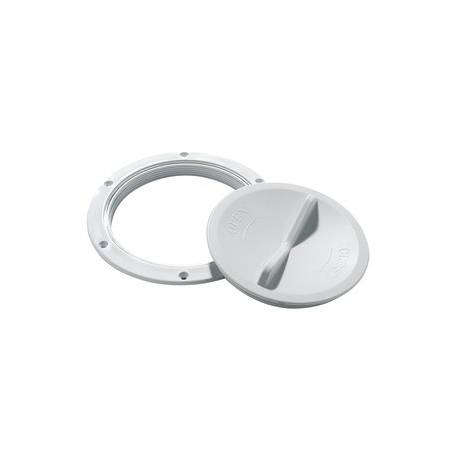 Inspection hatch white easy opening 127 mm