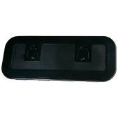 Black flush inspection hatch 600 x 250 mm