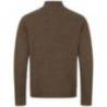 Pulover tricotat BLASER WOOL HZ DARK BROWN XXL