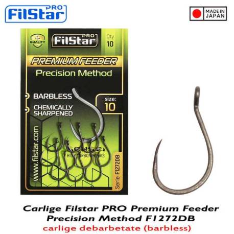 Carlige FILSTAR PRO Premium Feeder Precision Method F1272DB, nr. 16, 10buc/plic