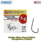 Carlige FILSTAR Sensei Yellow Hosoji-Sode F103BN, nr. 14, 14buc/plic