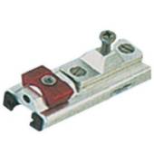 Suport cu montare pe perere pentru sina de 25x4mm