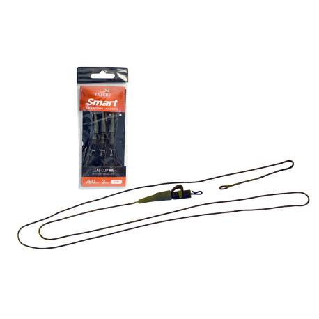 Carp Expert Leadcore Montura Cu Agrafa Rapida Verde 3 Buc