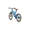 Bicicleta MTB-FS RICH Alpin R2049A, Roti 20", Albastru/Verde/Portocaliu