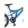 Bicicleta MTB-FS RICH Alpin R2049A, Roti 20", Albastru/Verde/Portocaliu