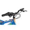 Bicicleta MTB-FS RICH Alpin R2049A, Roti 20", Albastru/Verde/Portocaliu