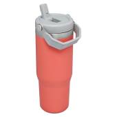 Cana termoizolanta STANLEY IceFlow Flip Straw Tumbler Guava Pink, 0.89L