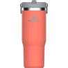 Cana termoizolanta STANLEY IceFlow Flip Straw Tumbler Guava Pink, 0.89L